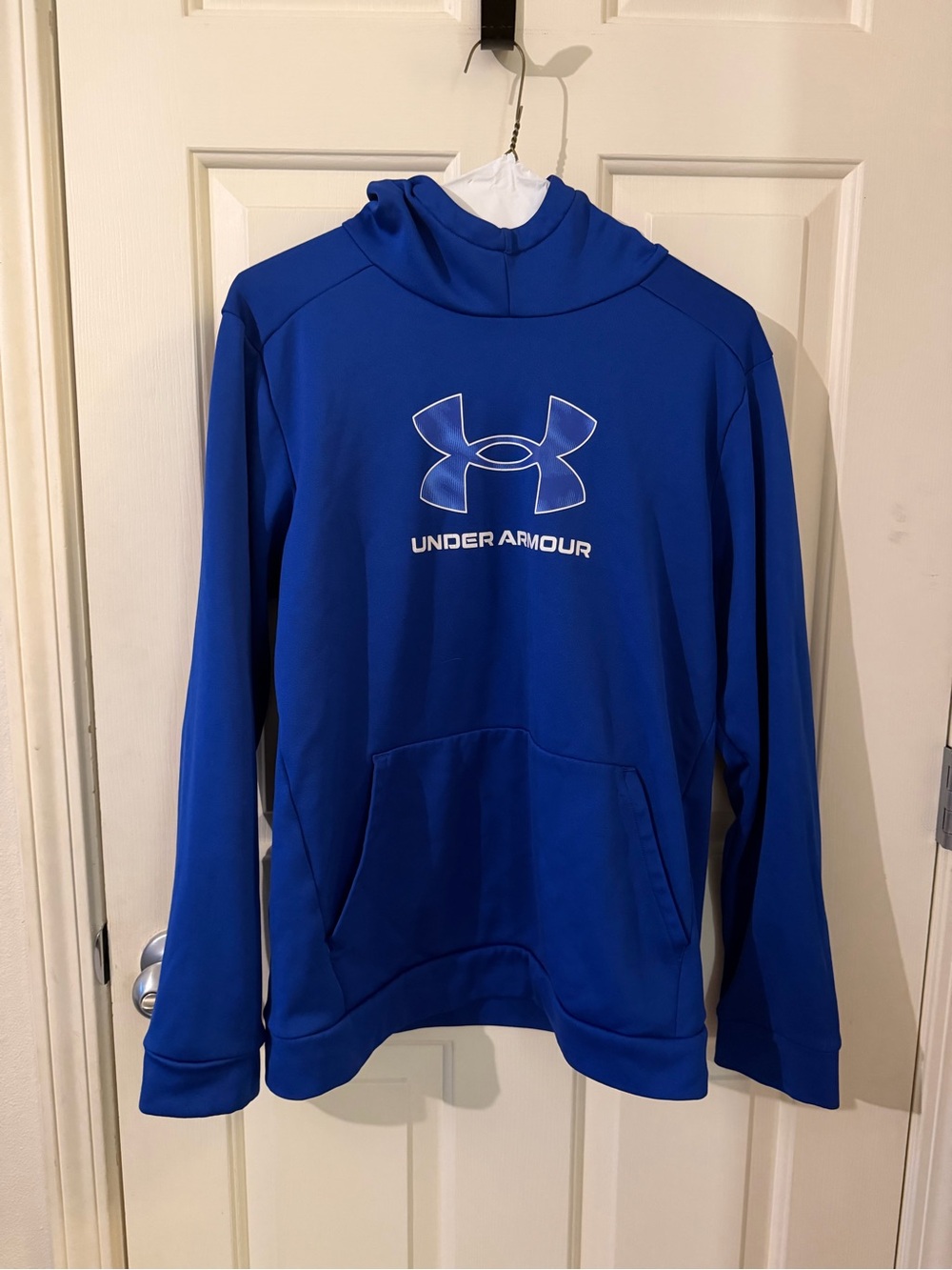 Under Armour Blue Big Logo Pullover